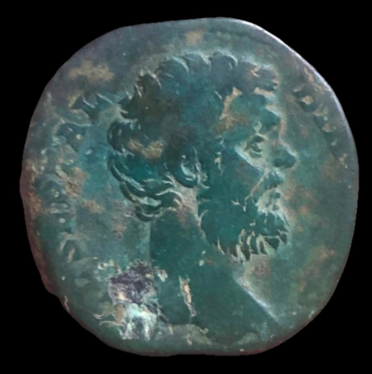 Extremely Rare Sestertius Of Clodius Albinus As Caesar — Felicitas — Certificate Of Authenticit-photo-2