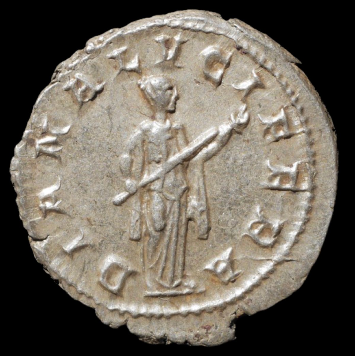 Denier de Gordien III « DIANA LVCIFERA » — Certificat d’authenticité-photo-3