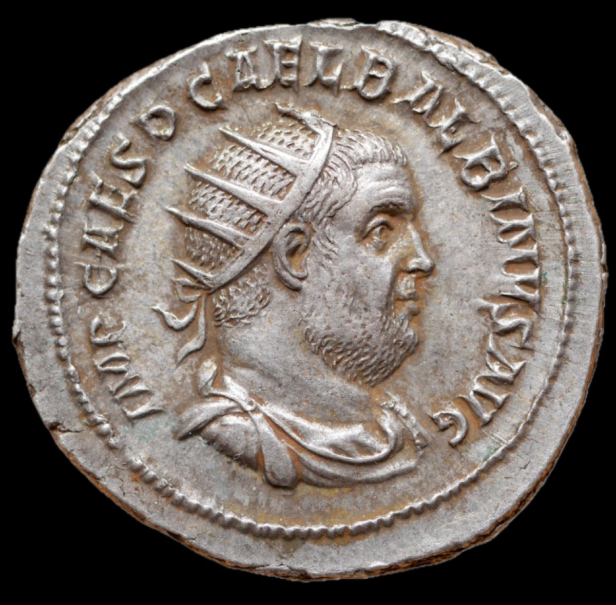 Rare antoninien de Balbin — Certificat d’authenticité-photo-2