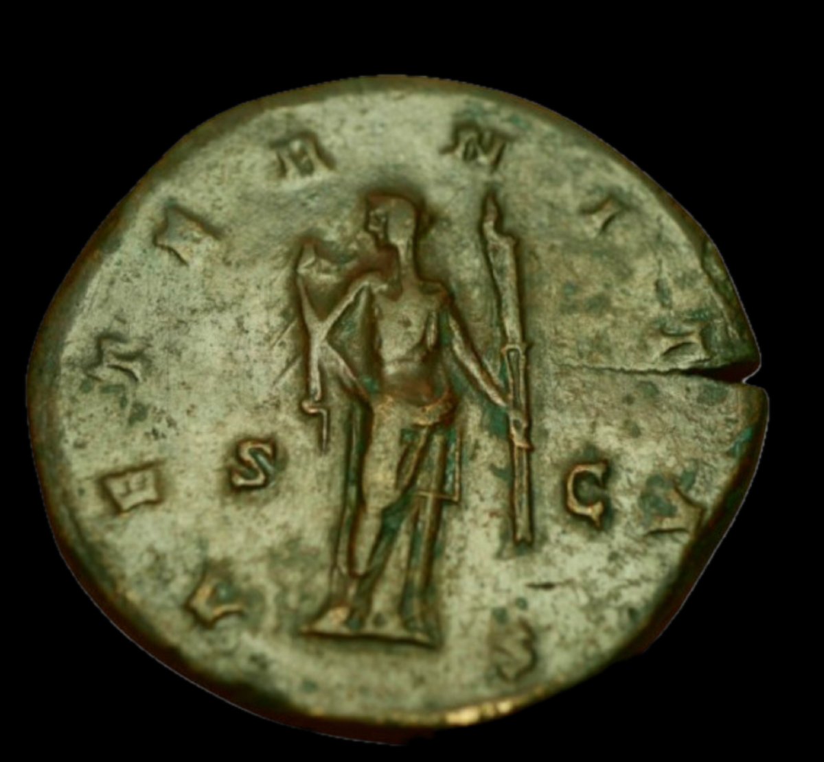 Rare sesterce posthume de Faustine II — Certificat d’authenticité-photo-3