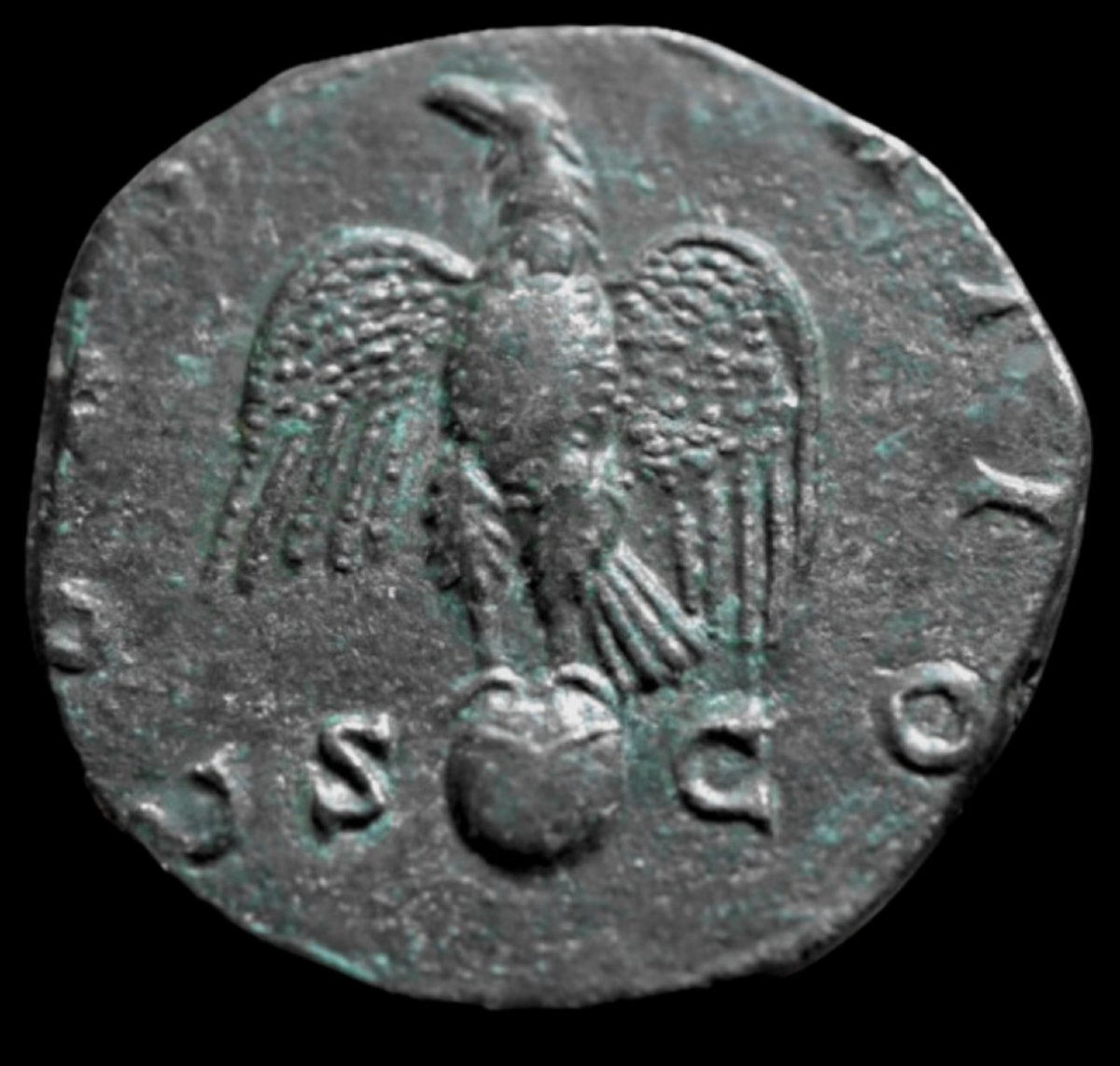 Rare Consecration Sestertius — Certificate Of Authenticity-photo-3