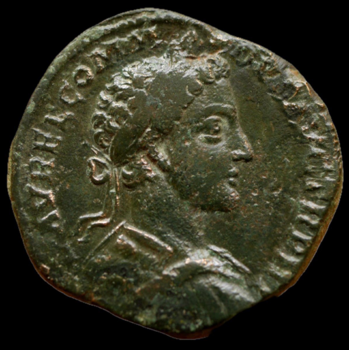 Rare sesterce de Commode — Certificat d’authenticité-photo-2