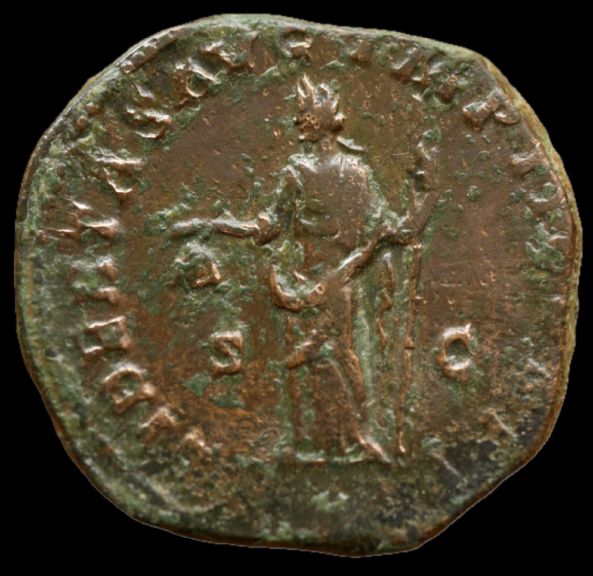 Rare sesterce de Commode — Certificat d’authenticité-photo-3