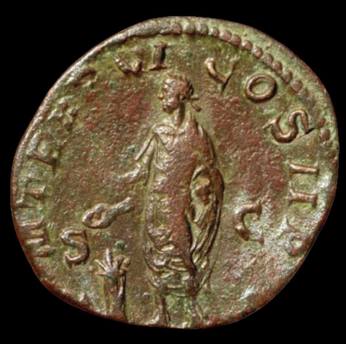 Alexandre Sévère RIC 468 var., légende fautive — avec certificat d’authenticité-photo-3