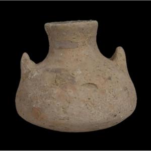 Canaanite Pyxis, Late Bronze Age (1400–1200 Bc) With Certificate Of Authenticity