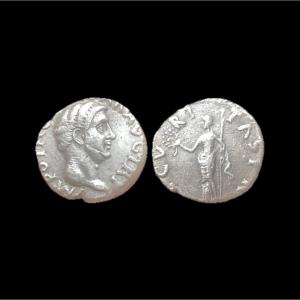 Othon — Denier AR SECVRITAS P R — certificat d’authenticité