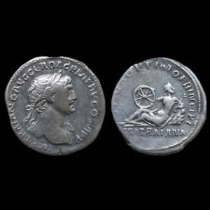 Trajan “via Traiana” — Certificate Of Authenticity