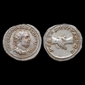 Rare antoninien de Balbin — Certificat d’authenticité