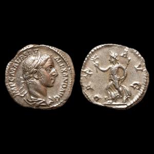 Alexandre Sévère — Denier PAX AVG, RIC IV 168 — Certificat d’authenticité