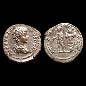 Géta César — Denier PRINC IVVENTVTIS — Certificat d’authenticité