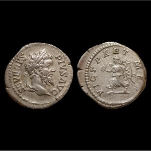Septime Sévère — Denier VICT PART MAX, RIC IV.1 295 — Certificat d’authenticité