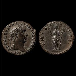 Trajan RIC 38 var. — avec certificat d’authenticité