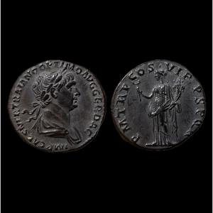 Trajan RIC 343 — avec certificat d’authenticité