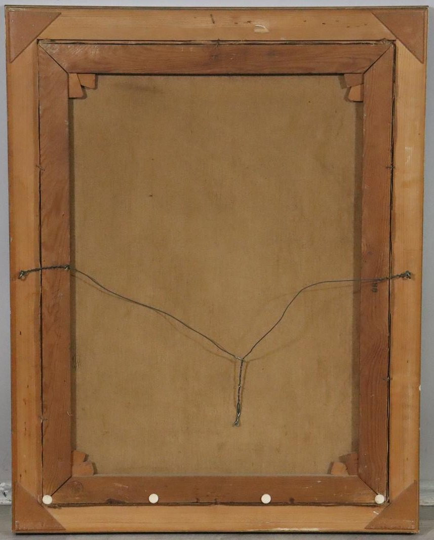 Le Petit Secret Peinture à l'Huile Signée Karl Weise (1890-1947)-photo-4