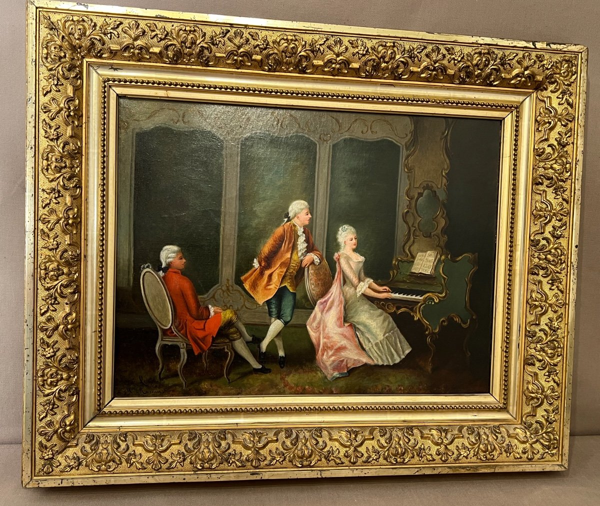 Tableau Huile Sur Toile -photo-6
