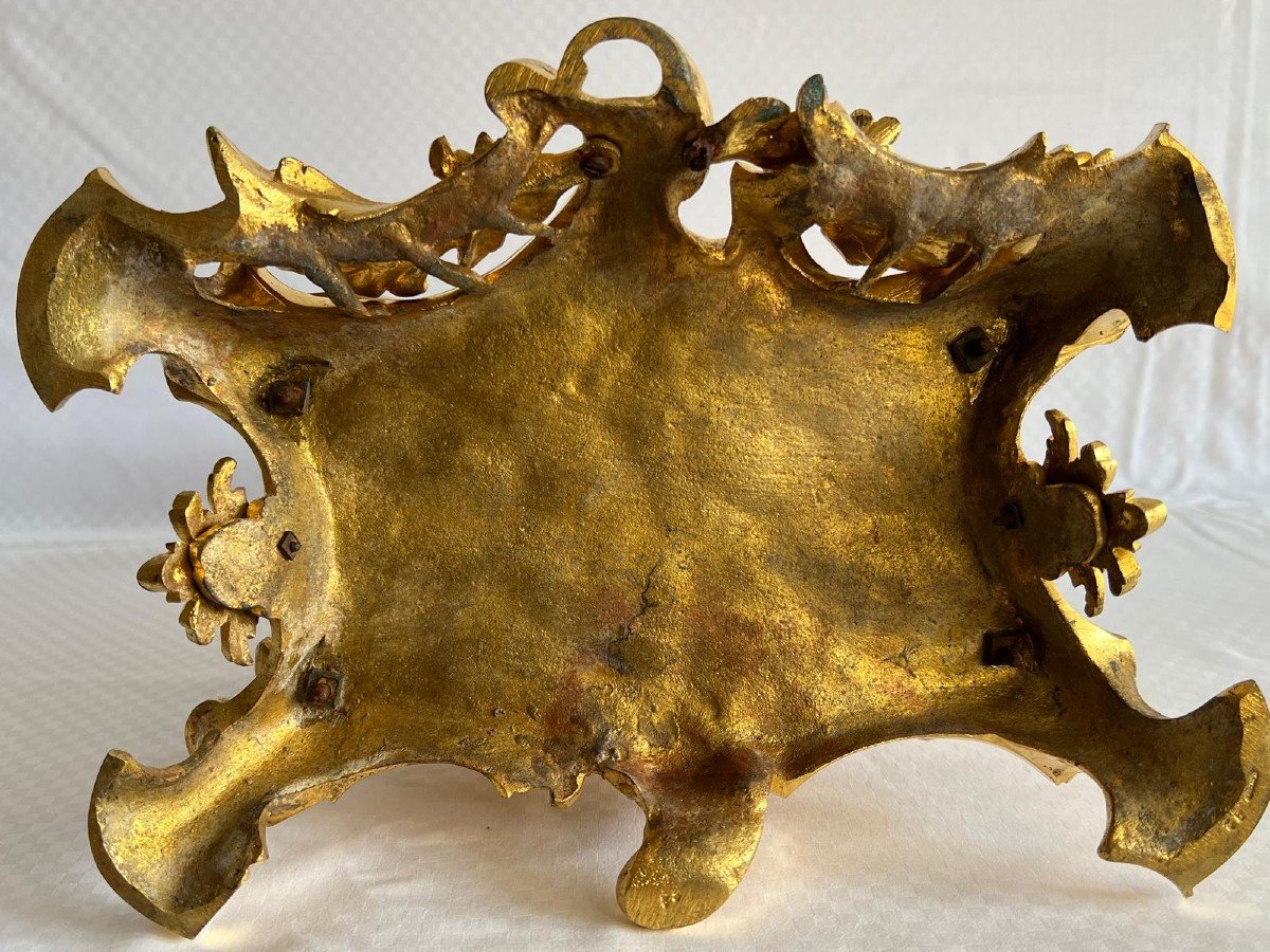 Fireplace Trim In Gilt Bronze By Henri Picard Paris 19th Century.-photo-7