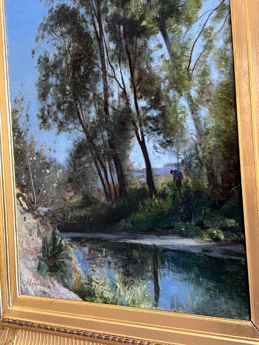 Peinture Par Stanislas Lépine (1835-1892)-photo-4
