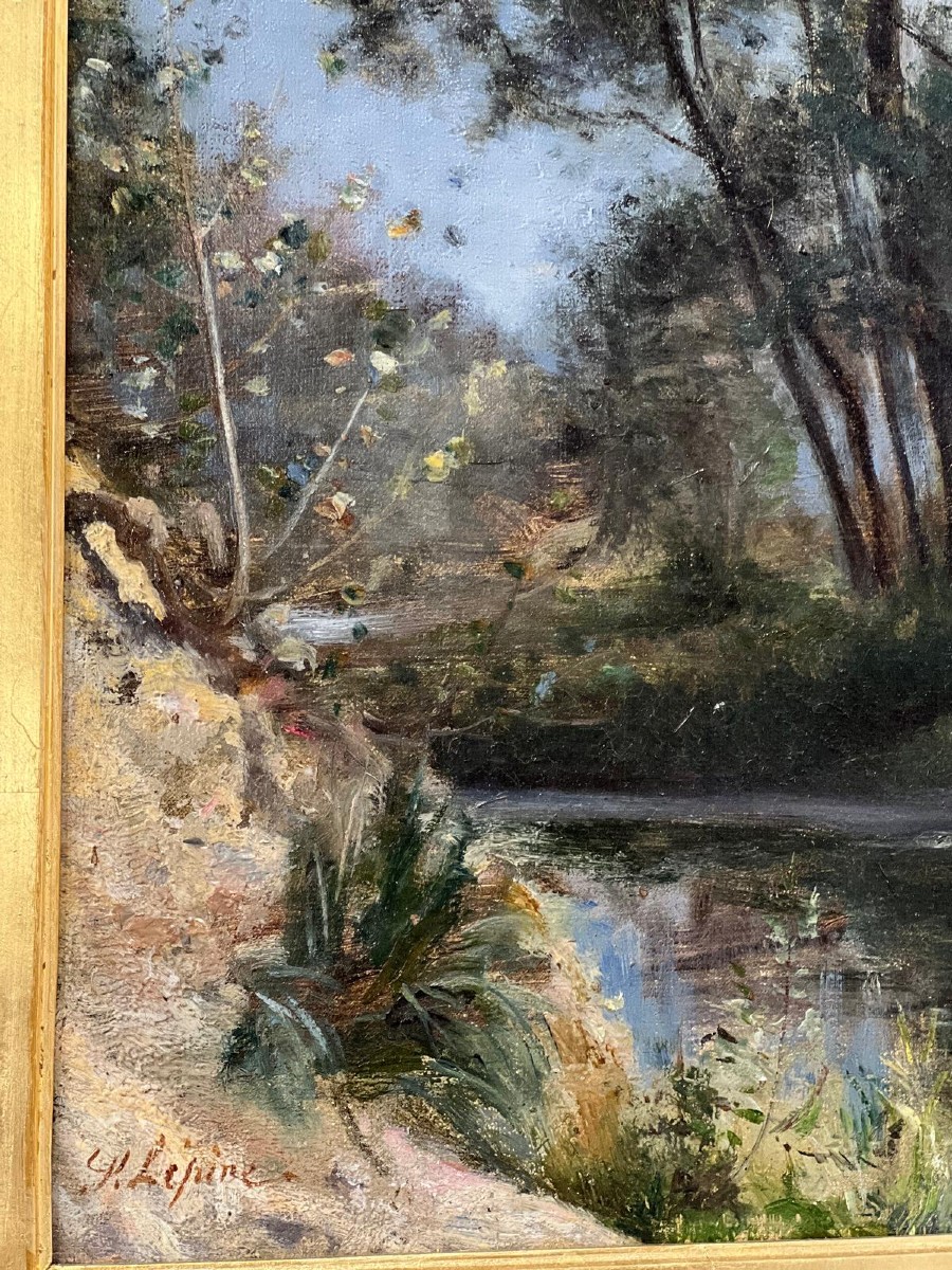Painting By Stanislas Lépine (1835-1892)-photo-5
