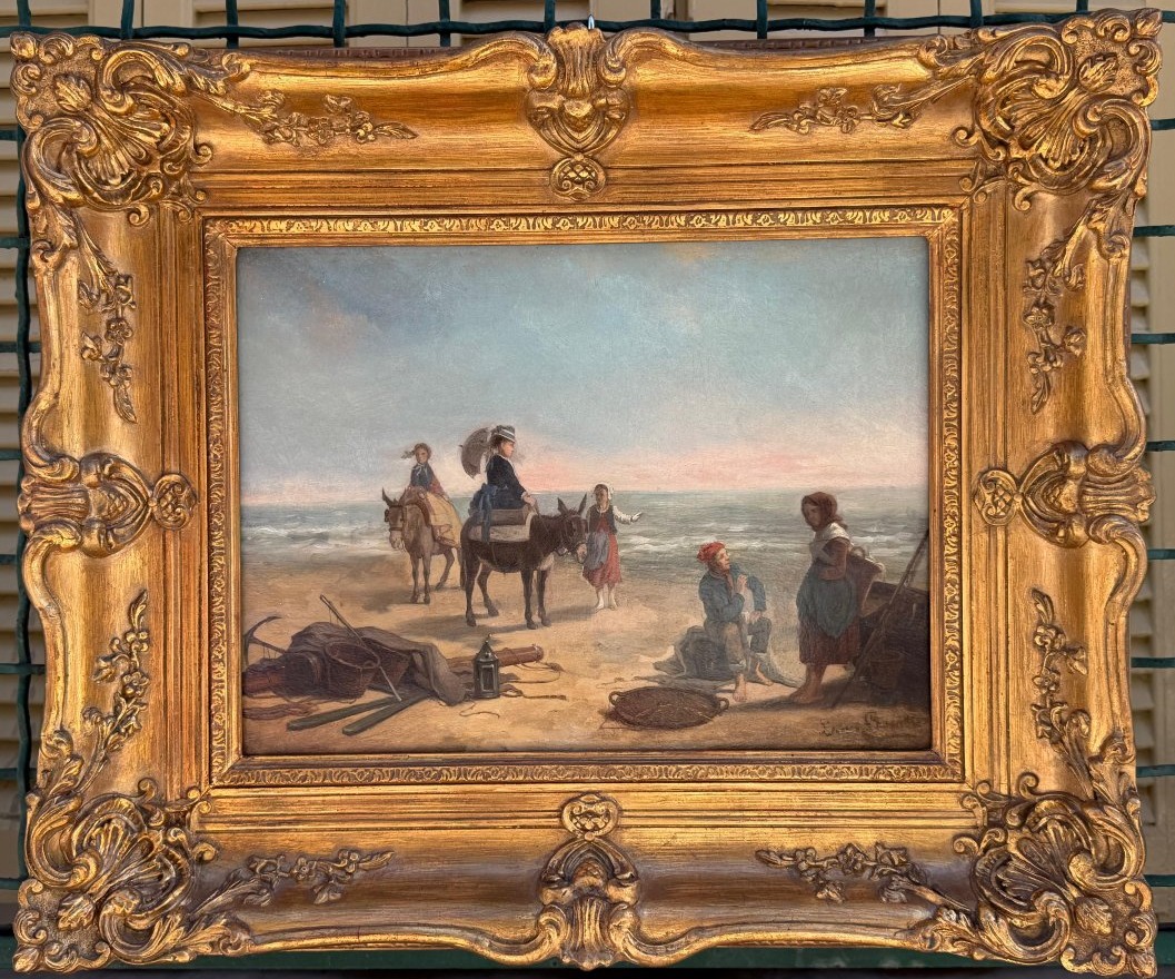 Huile sur panneau, Louis LASSALLE (1808-1885)