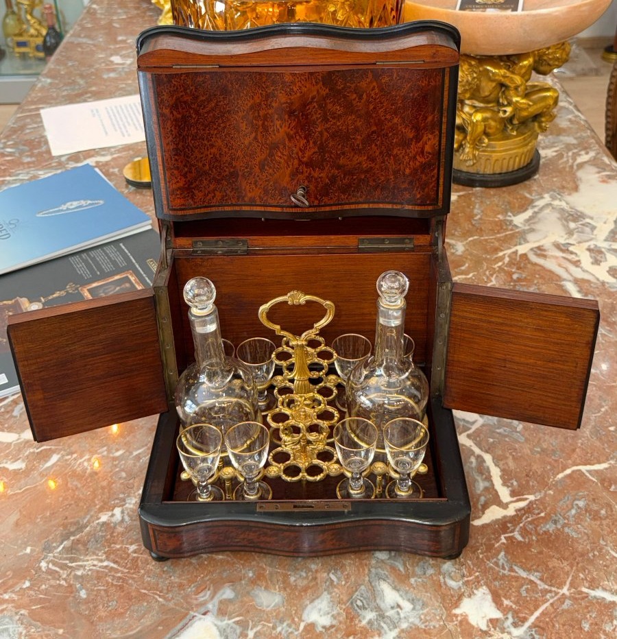A Napoleon III-era Liquor Cabinet From Maison Tahan In Paris.