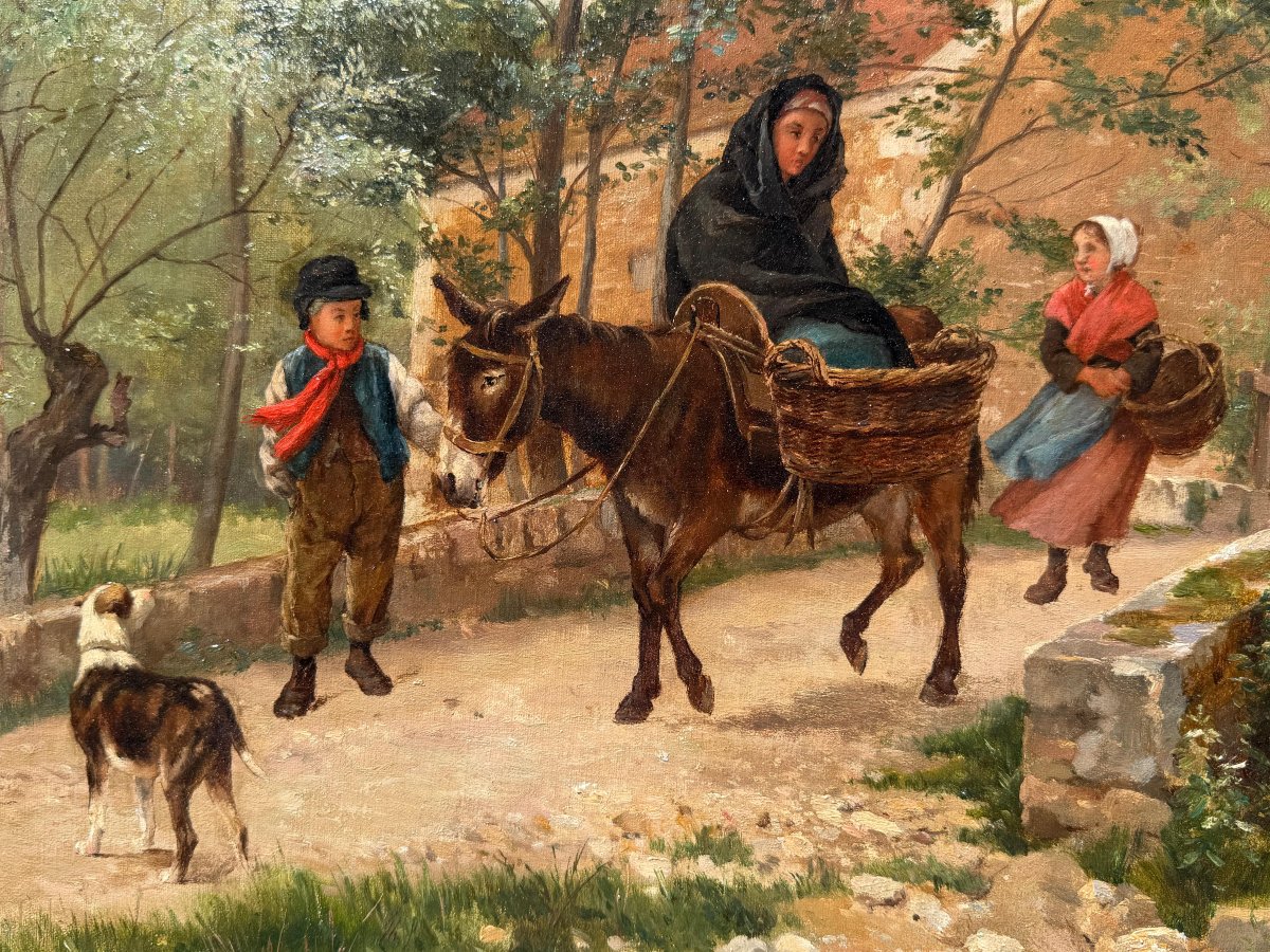 Painting By Camille Léopold Cabaillot-lassalle, 1891 -photo-3