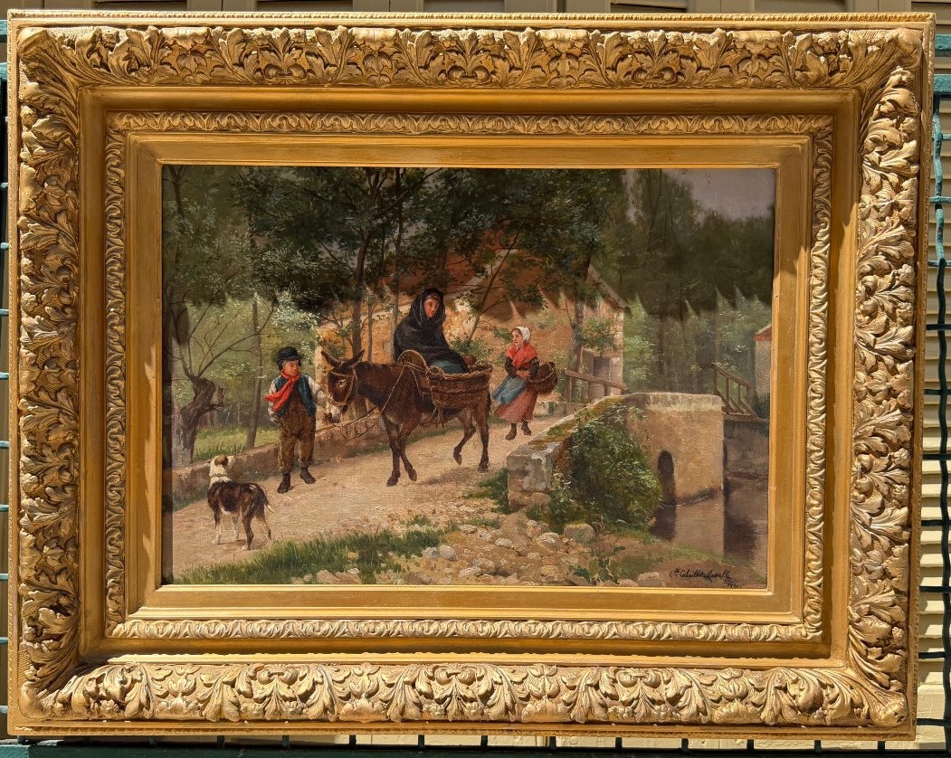Painting By Camille Léopold Cabaillot-lassalle, 1891 