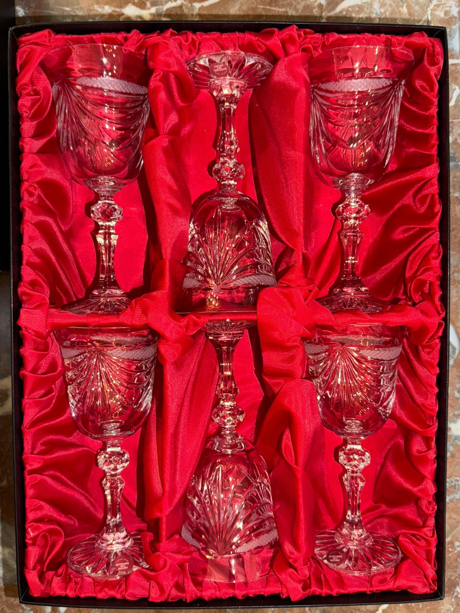 Service en cristal taillé à Baccarat par le meilleur ouvrier de France-photo-2