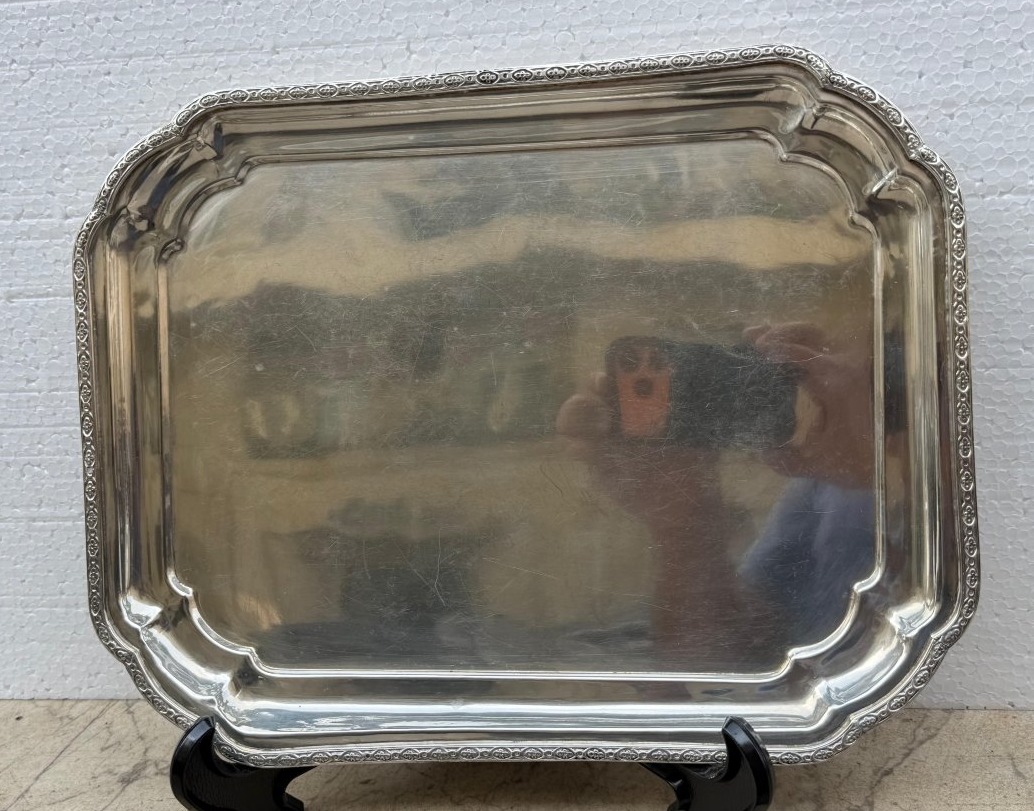 Solid Silver Tray – Egypt, After 1946