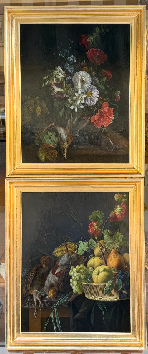 Paire de natures mortes - Adèle Evrard (1792–1889)