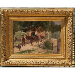 Tableau par Camille Léopold CABAILLOT-LASSALLE 1891 