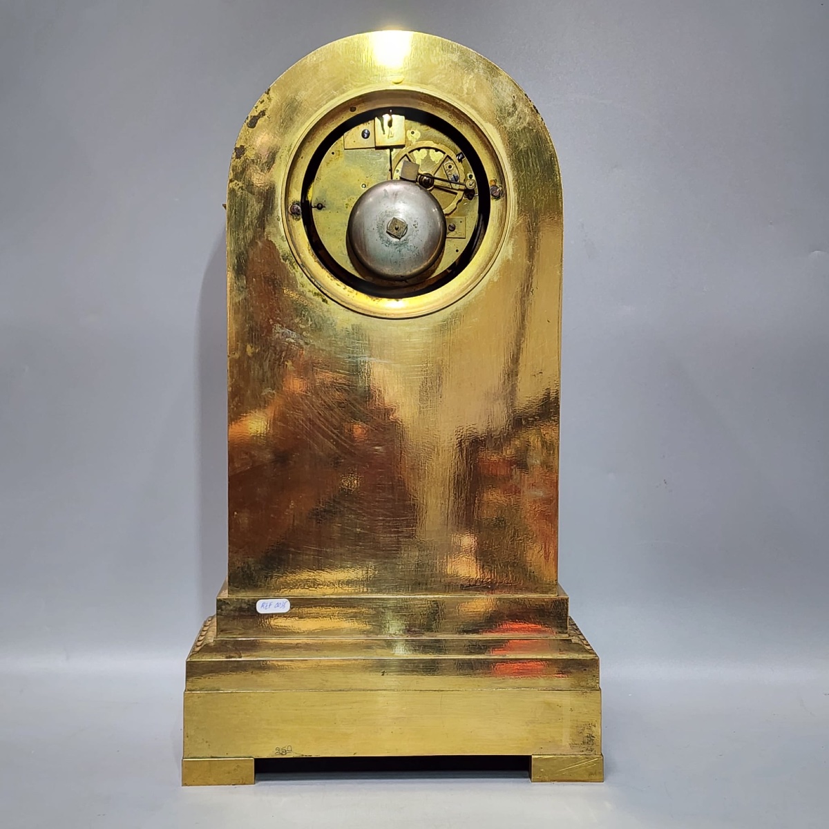 Gilded Bronze Empire-style Floor Clock – Robin, Clockmaker To The King & The Queen-photo-4
