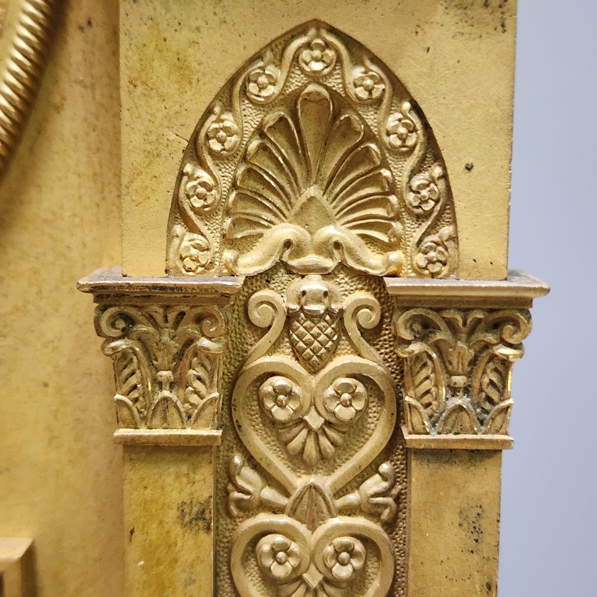 Gilded Bronze Empire-style Floor Clock – Robin, Clockmaker To The King & The Queen-photo-4