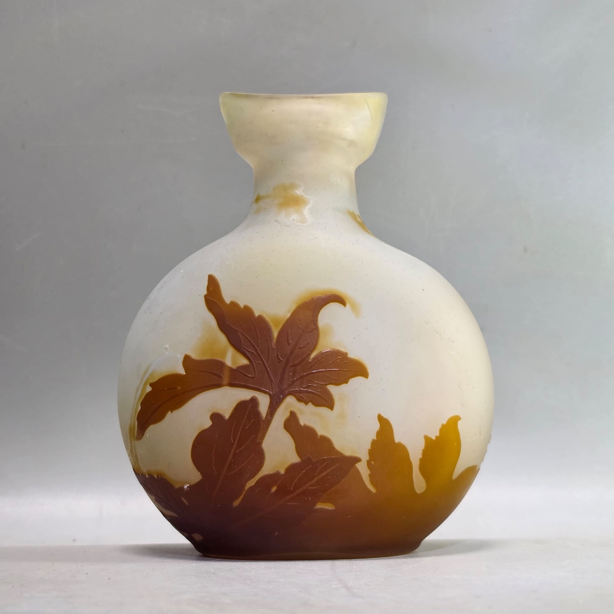 Vase Gourde Gallé à décor d’Ombelles-photo-2