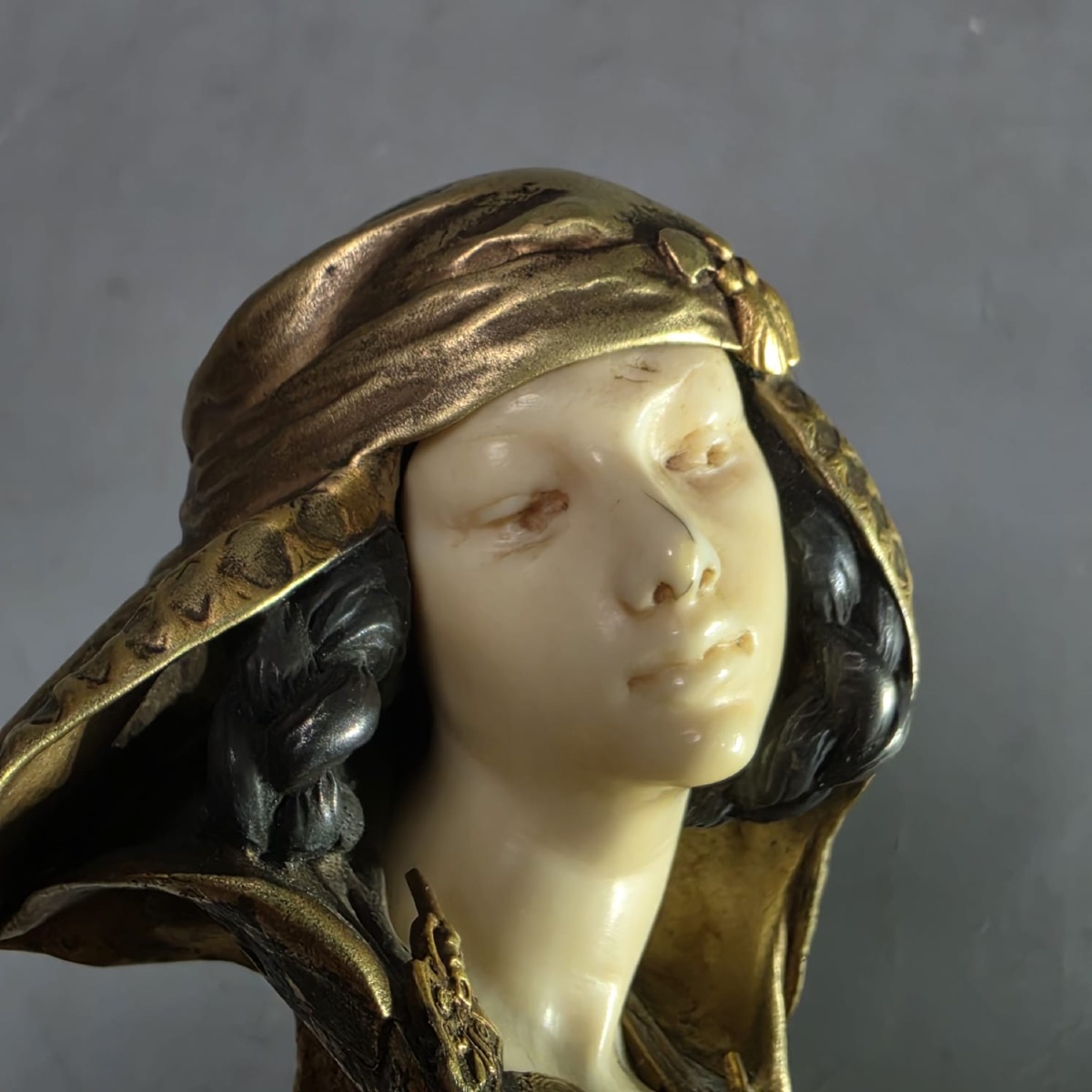 Louis-Ernest Barrias, Buste de la Jeune fille de Bou-Sâada-photo-5
