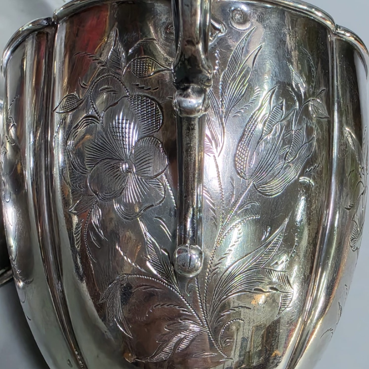 Solid Silver Tea Or Hot Chocolate Cup - Fizaine Silversmith-photo-5