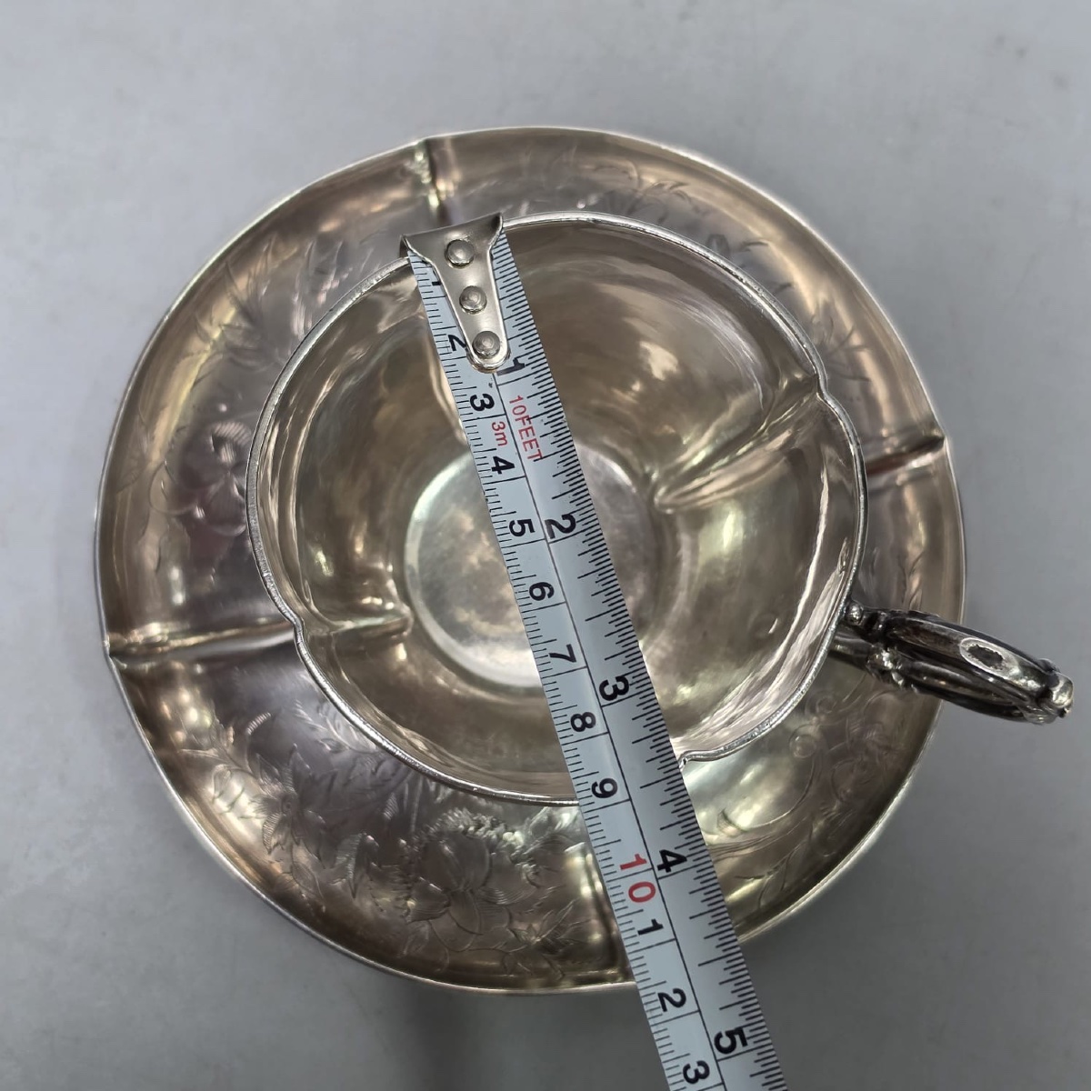 Solid Silver Tea Or Hot Chocolate Cup - Fizaine Silversmith-photo-6