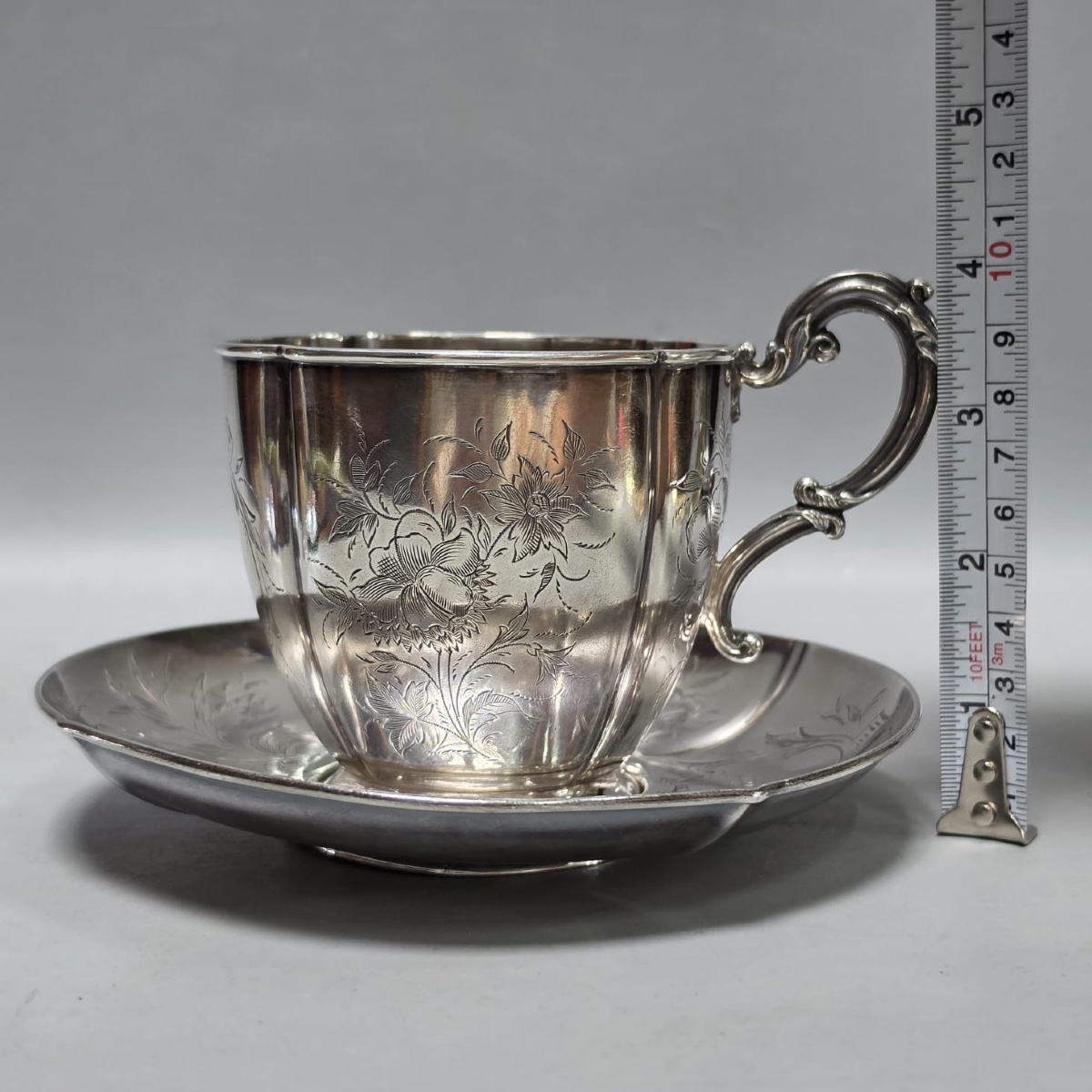 Solid Silver Tea Or Hot Chocolate Cup - Fizaine Silversmith-photo-7