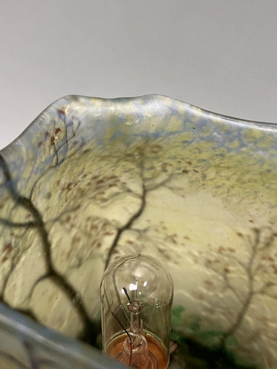 Legras Glass Night Light – Forest Landscape Design-photo-4