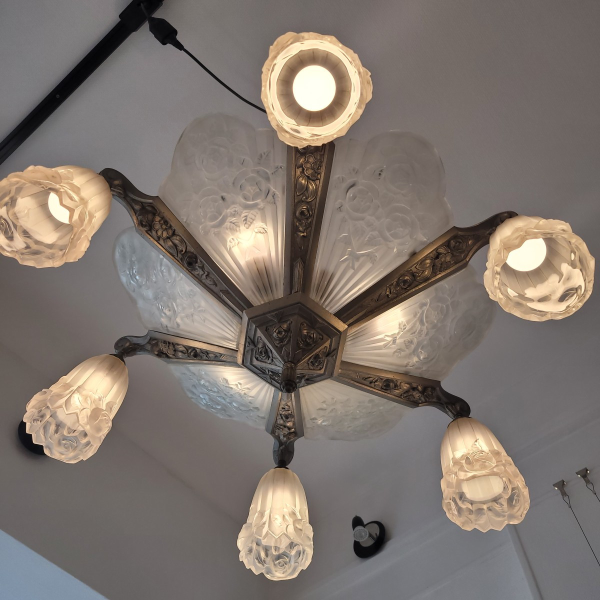 Art Nouveau Chandelier-photo-1