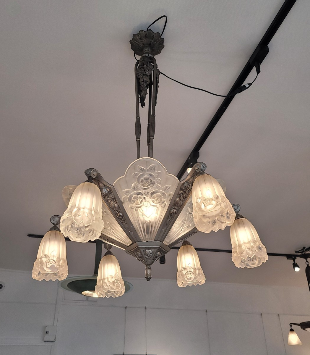 Art Nouveau Chandelier