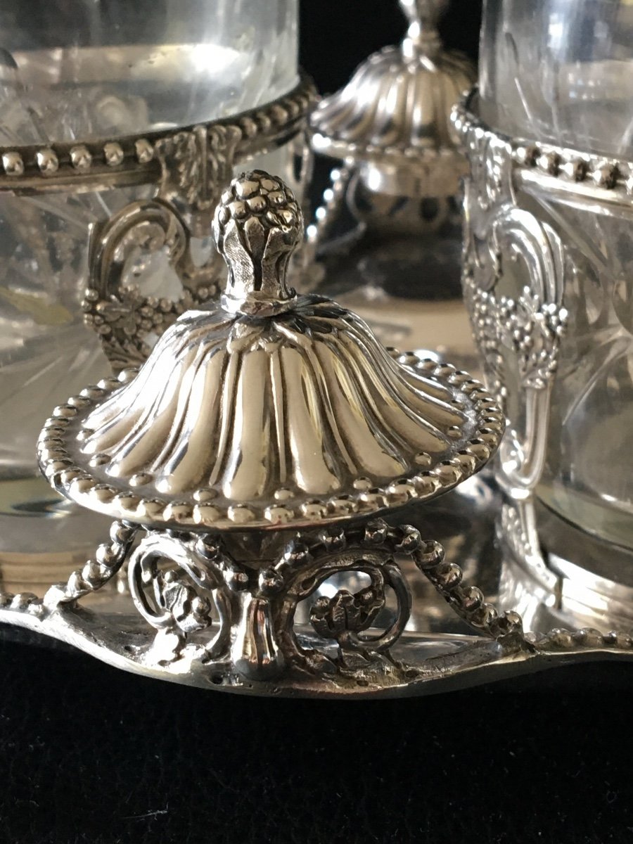 Silver Cruet, Master Goldsmith Jacques Antoine Félix Imberty, Louis XVI-photo-2