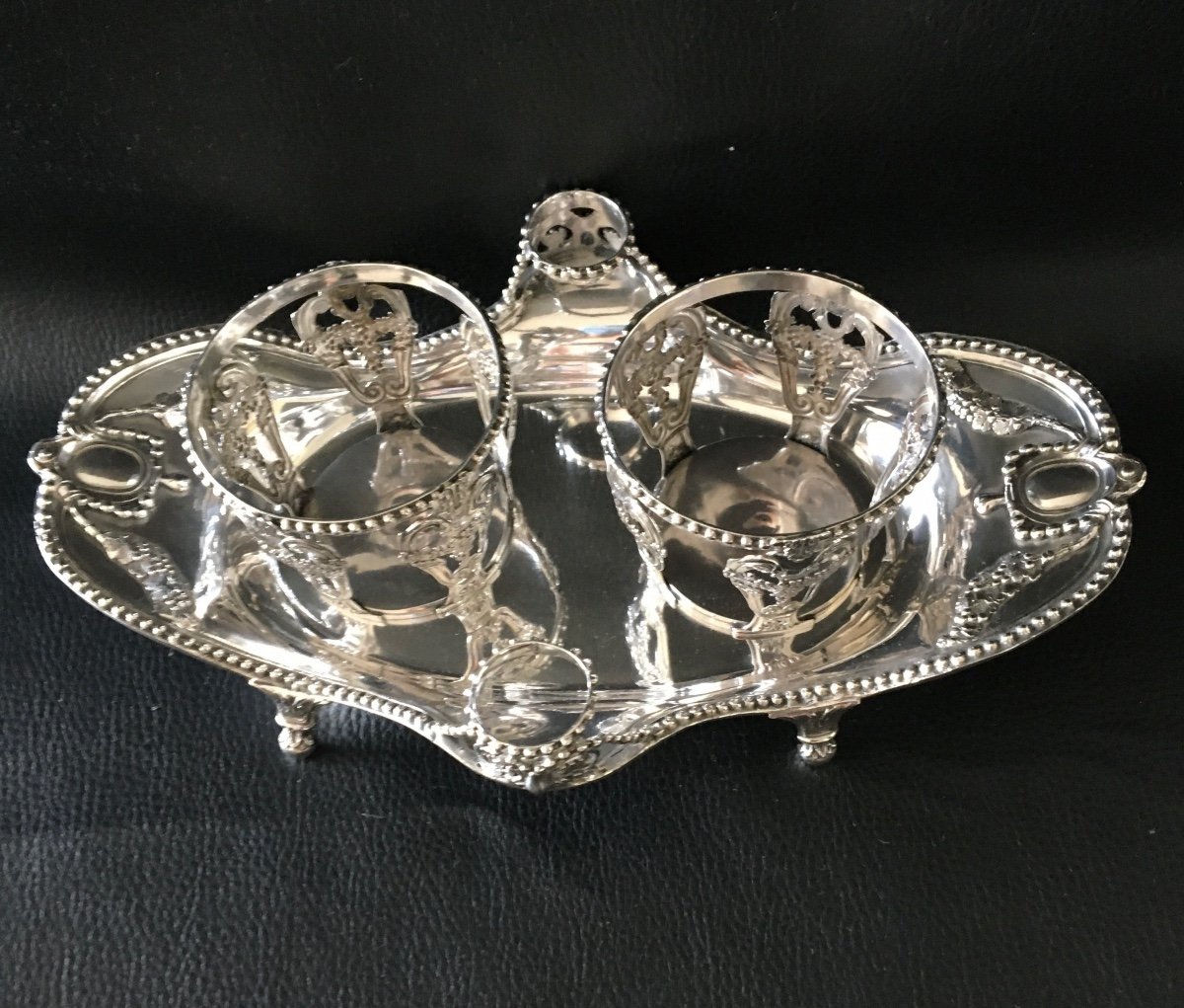 Silver Cruet, Master Goldsmith Jacques Antoine Félix Imberty, Louis XVI-photo-3