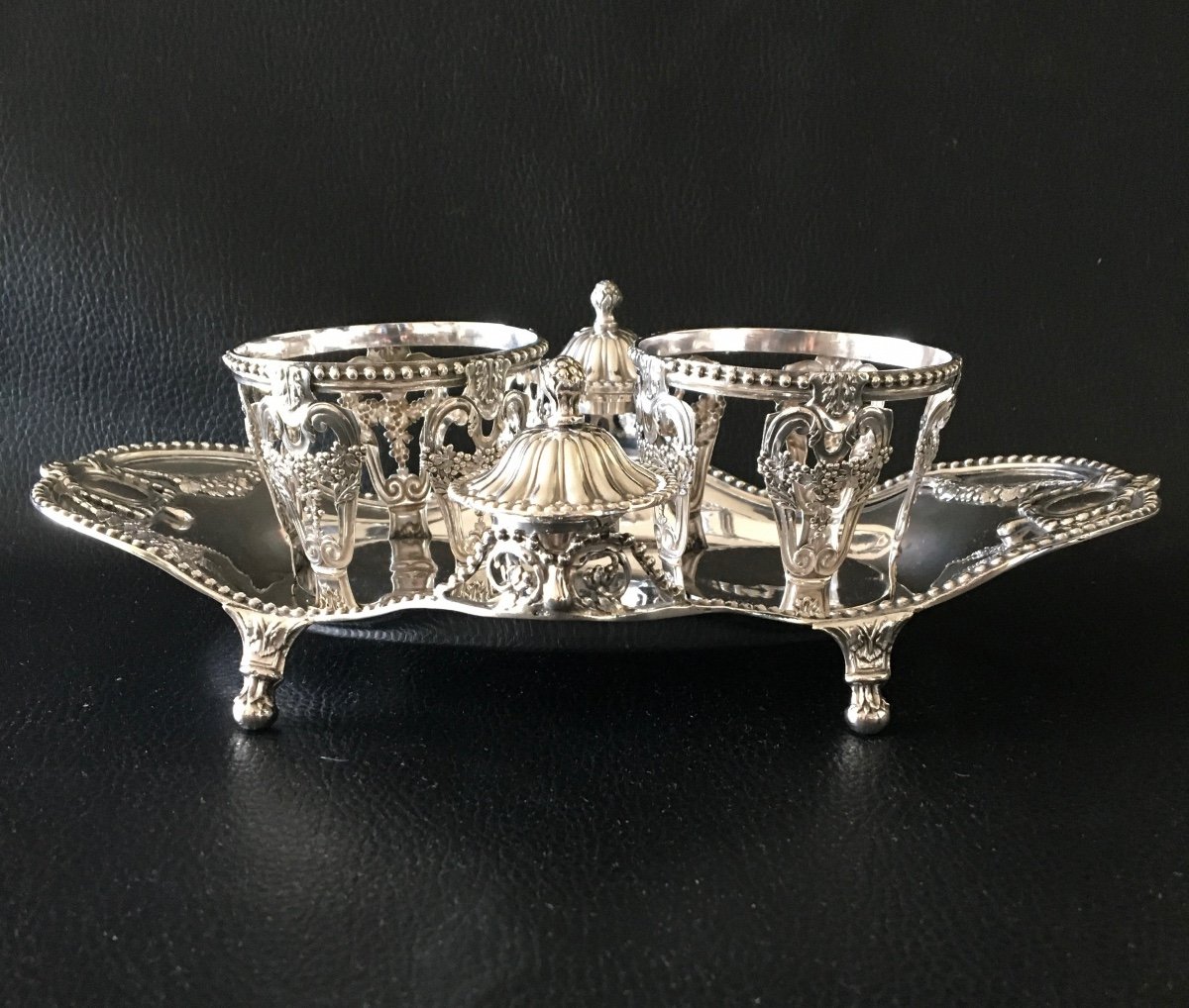 Silver Cruet, Master Goldsmith Jacques Antoine Félix Imberty, Louis XVI-photo-4