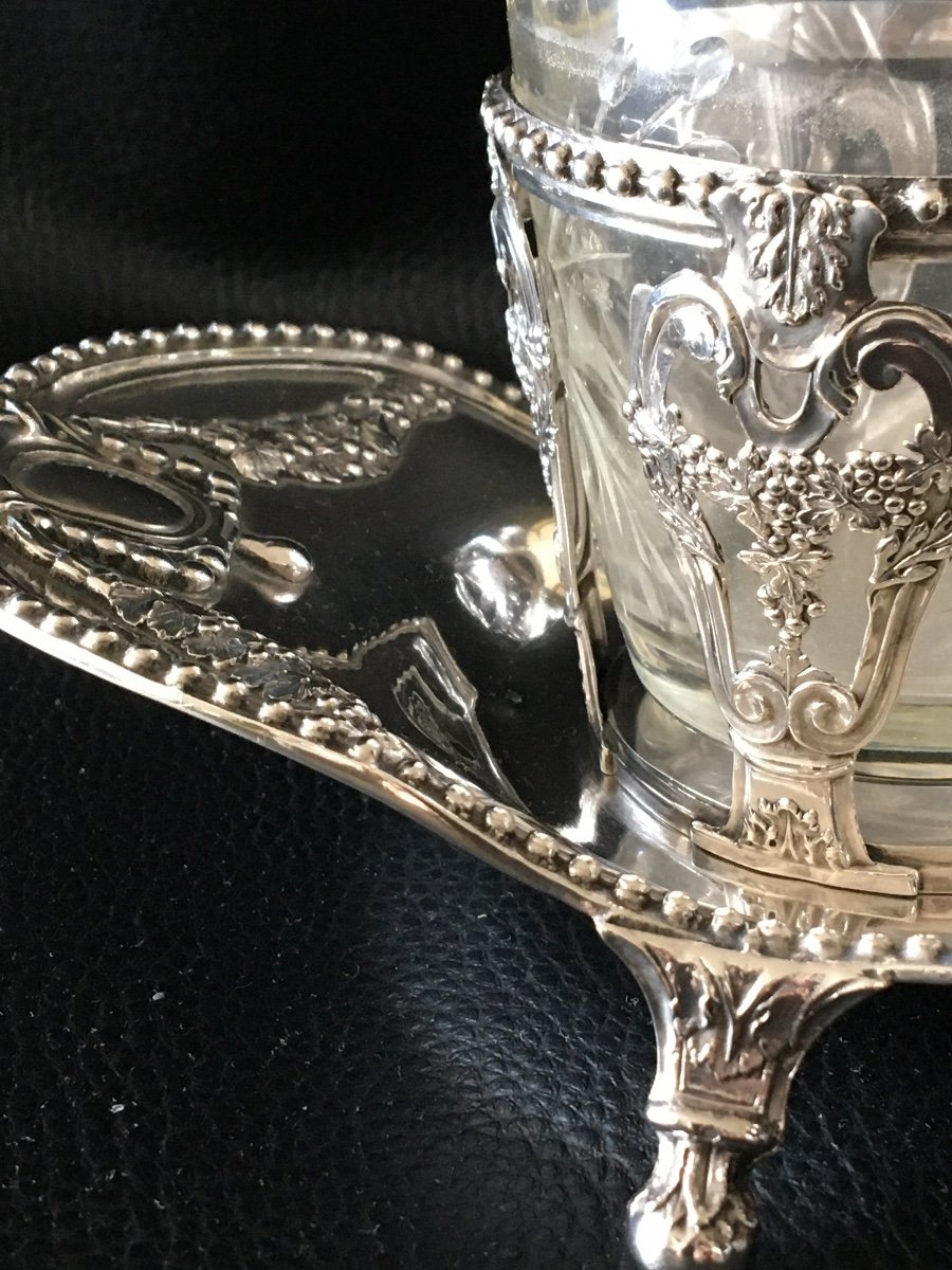 Silver Cruet, Master Goldsmith Jacques Antoine Félix Imberty, Louis XVI-photo-3
