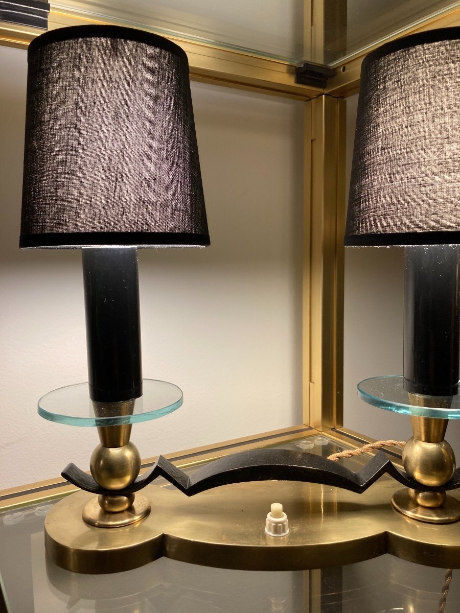 Paire de lampes de table, de style Art Deco.-photo-5