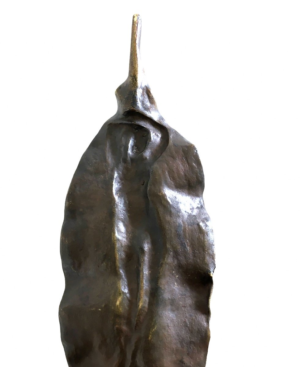Vide poche en bronze, Signé de Georges Delpérier, Art Nouveau-photo-5
