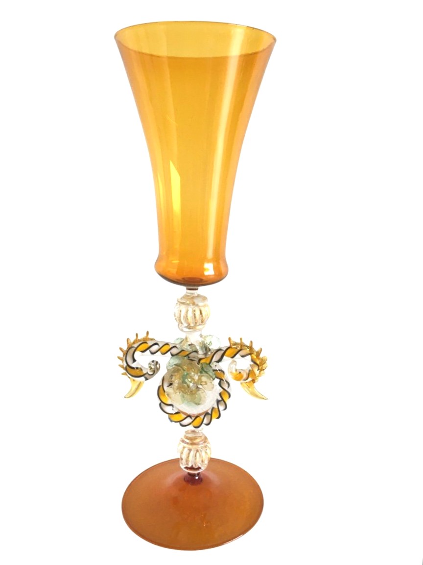 Verres de Murano, Suite de 4, Venise Vers 1970-photo-3