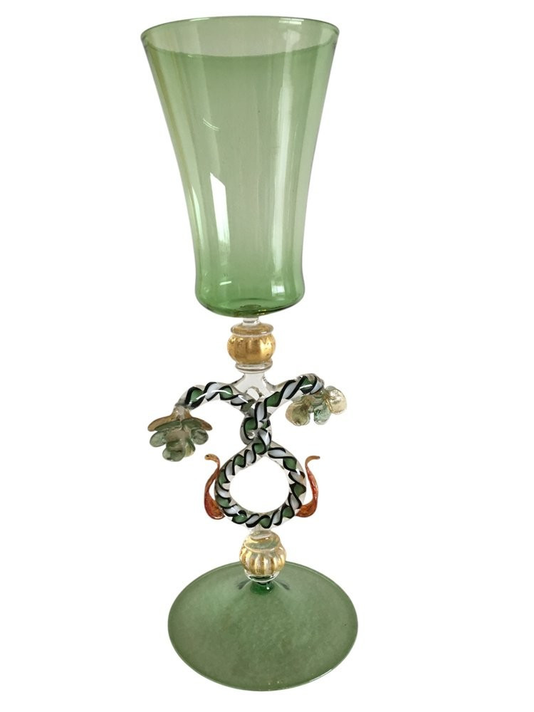 Murano Glasses, Set Of 4, Venice Circa 1970-photo-1