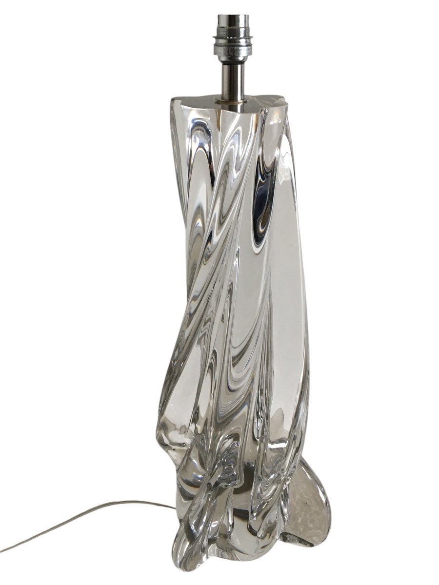 Lampe Moderniste en cristal de Sèvres, Années 1960-photo-1
