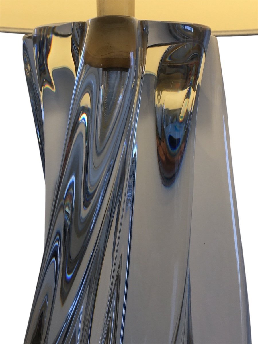 Lampe Moderniste en cristal de Sèvres, Années 1960-photo-2
